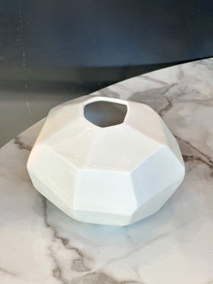Pebble Vase - Frost White