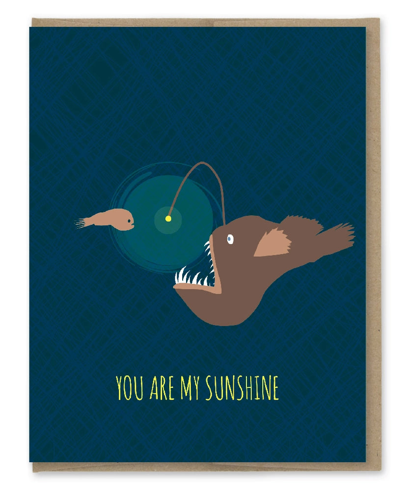 Sunshine & Angler Fish Card
