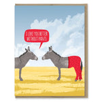 Better Without Pants Donkey Card