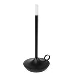 Wick Portable Rechargeable Candle Lamp in Black