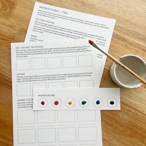 Mushroom Forest All-In-One Beginner Watercolor Kit