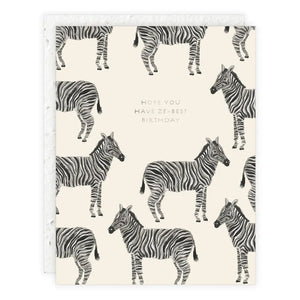 Ze-Best Birthday Card