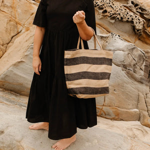Reusable Tote Bag - Brooklyn Charcoal