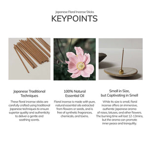 Lavender Japanese Incense Set