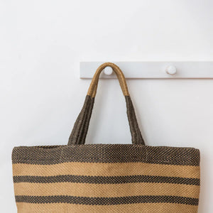 Reusable Tote Bag - Sonoma Grey Stripe