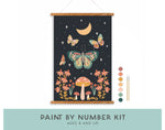 Night Butterfly Garden Paint by Number Kit For Kids