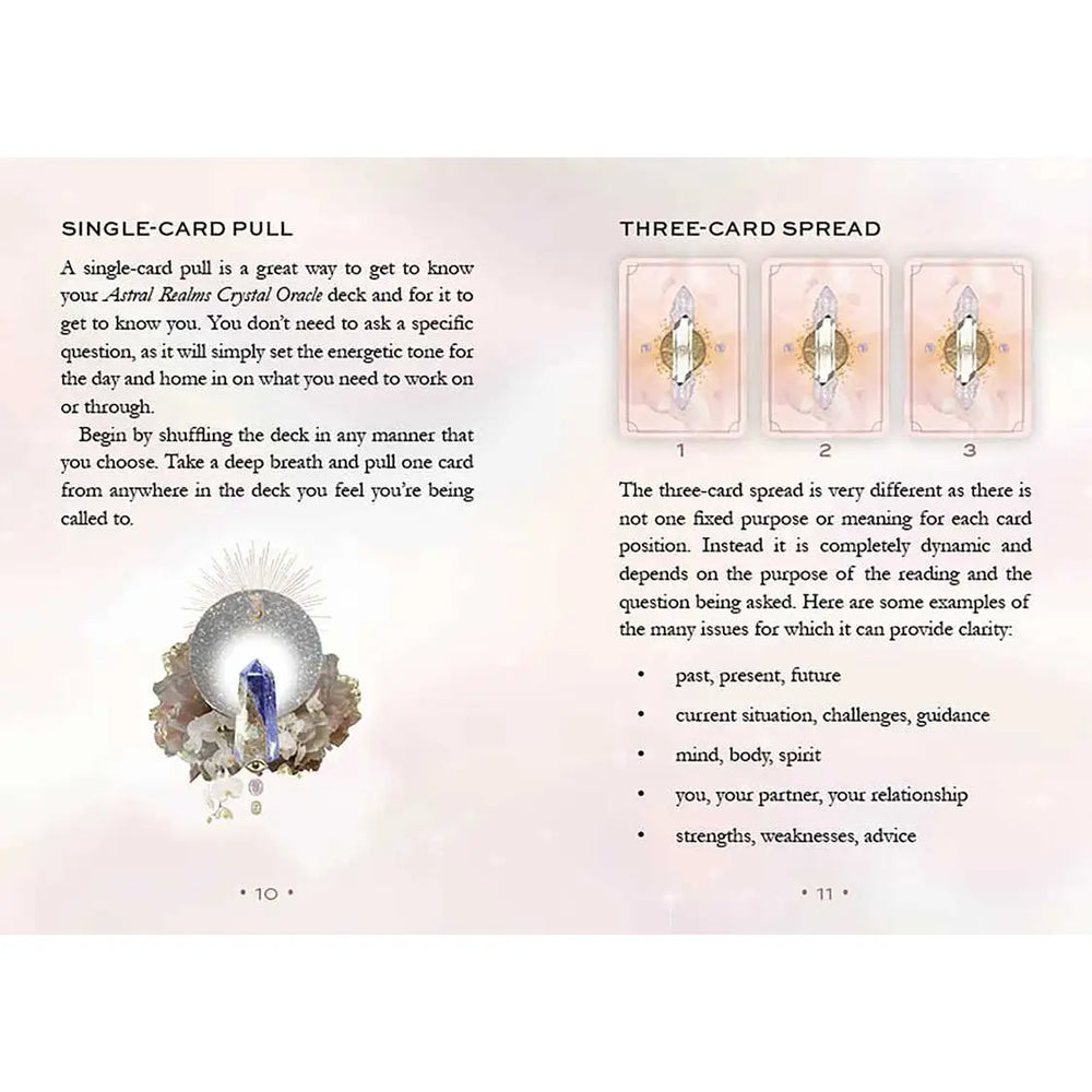 Astral Realms Crystal Oracle by Leah Shoman