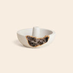 Smoky Quartz Crystal Incense Holder
