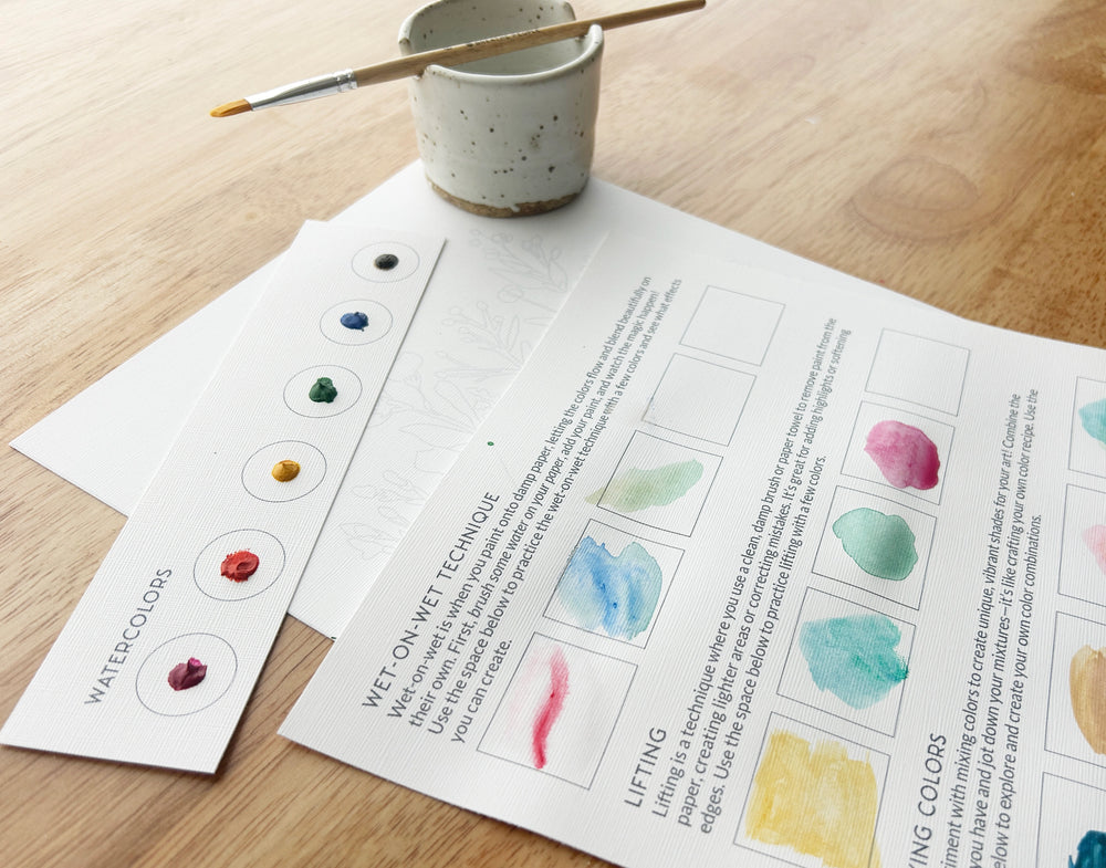 Desert Bloom All-In-One Beginner Watercolor Kit
