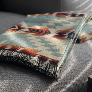 Secoya Throw in Vibrant Mint