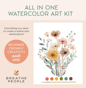 Wildflowers All-In-One Beginner Watercolor Kit