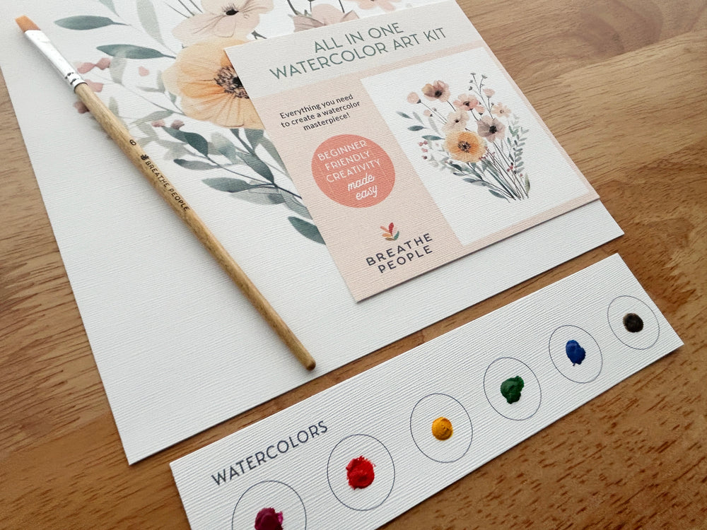 Wildflowers All-In-One Beginner Watercolor Kit