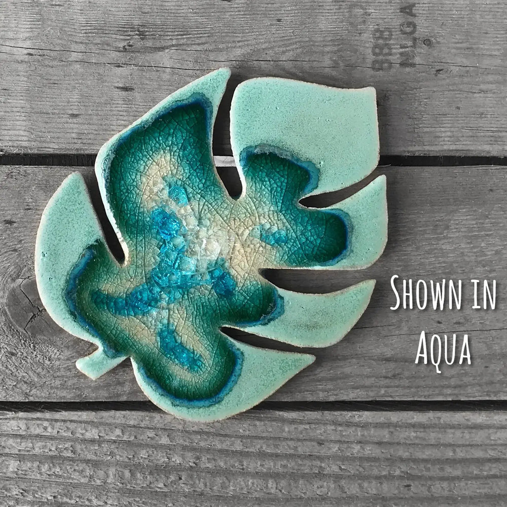 Monstera Ceramic Coaster