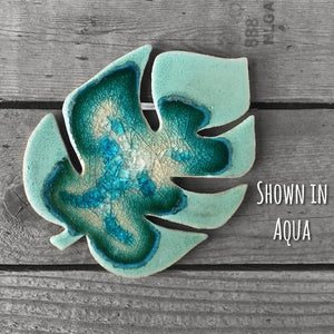 Monstera Ceramic Coaster