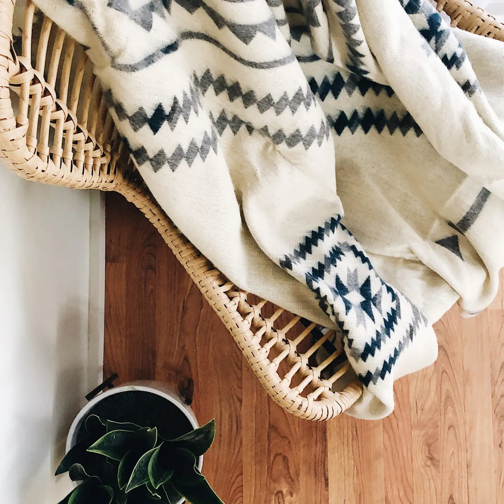 Achuar Blanket in Ash Grey