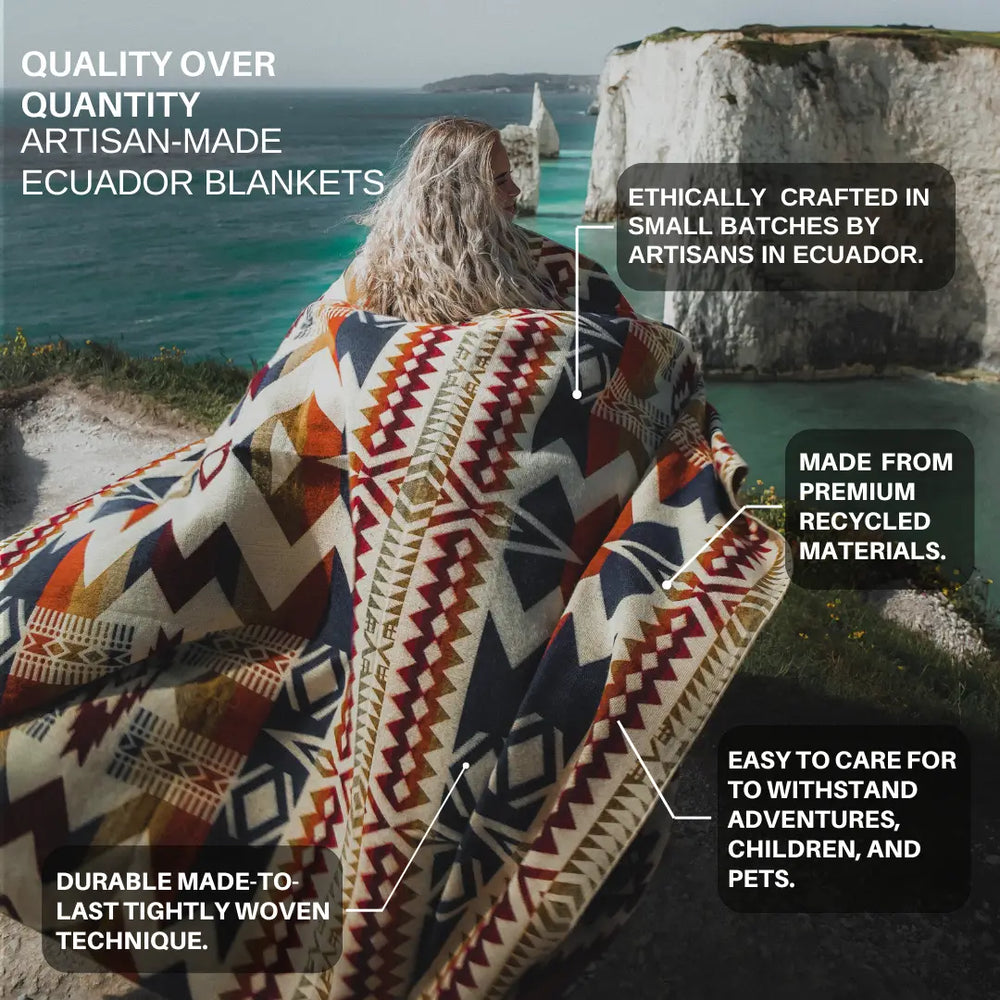 Secoya Blanket in Campfire Ash