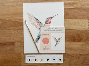 Hummingbird All-In-One Beginner Watercolor Kit
