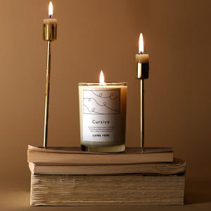 Living Thing Candle - Cursive