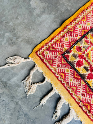 Vintage Ouazguita Moroccan Rug (9' x 4’ 6”)