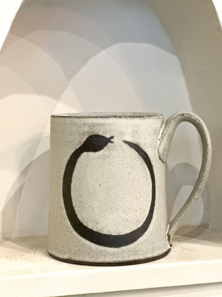 Ourobouros Snake Hand Thrown Mug