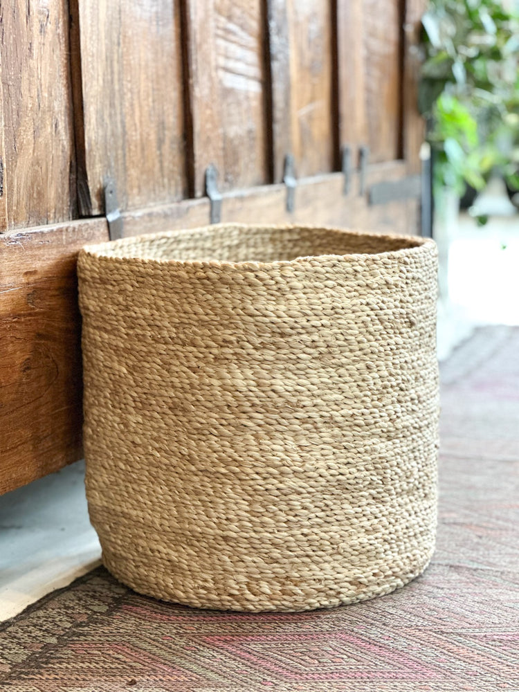 Large Handwoven Jute Basket