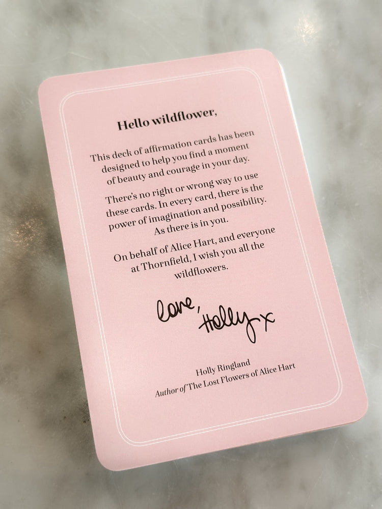 Be Your Own Wildflower Affirmation Cards
