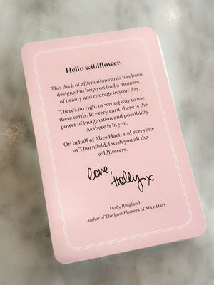 Be Your Own Wildflower Affirmation Cards