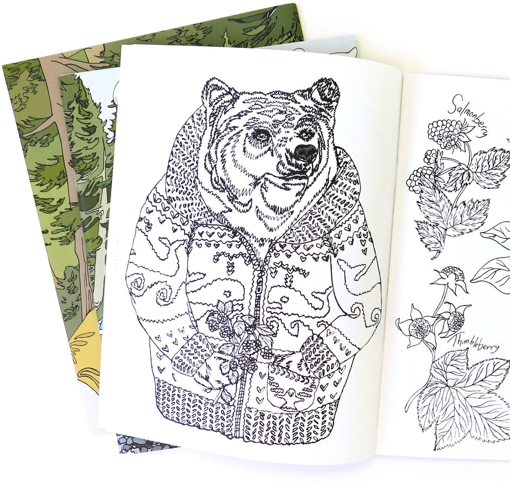 Wild Life Coloring Book
