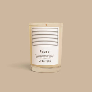 Living Thing Candle - Pause