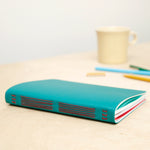 Hand Sewn Vegan Leather Journal - Teal