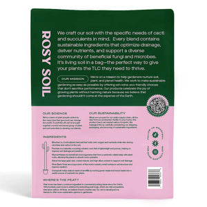 Rosy Soil Organic Cactus & Succulent Mix 4qt