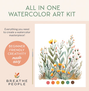 Desert Bloom All-In-One Beginner Watercolor Kit