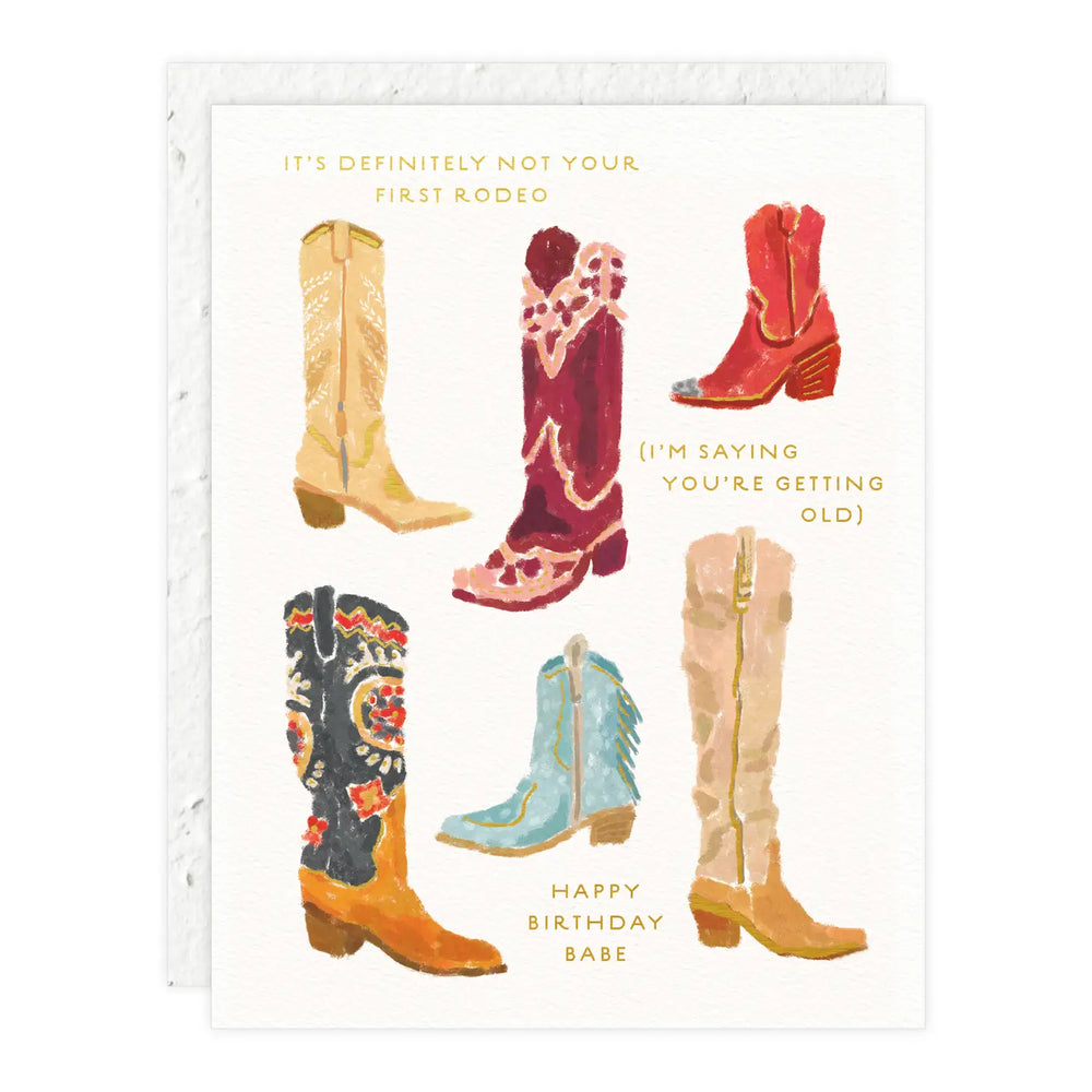 Not Your 1st Rodeo Birthday Card