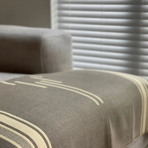 Equinoccio Throw in Cedar Brown