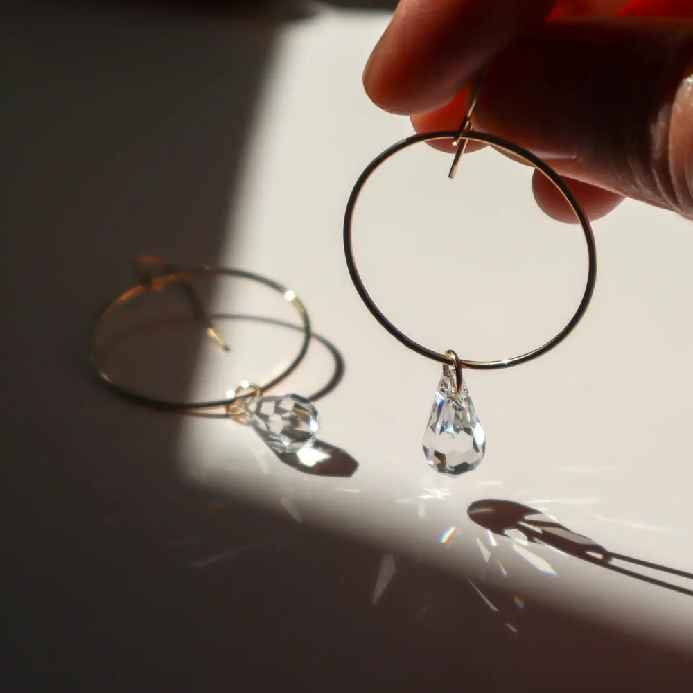 Prisma Crystal Earrings No. 05