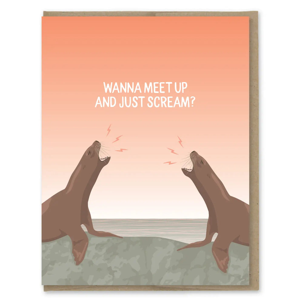 Just Scream Card