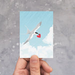 Bird With Heart Enclosure Card