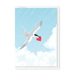 Bird With Heart Enclosure Card