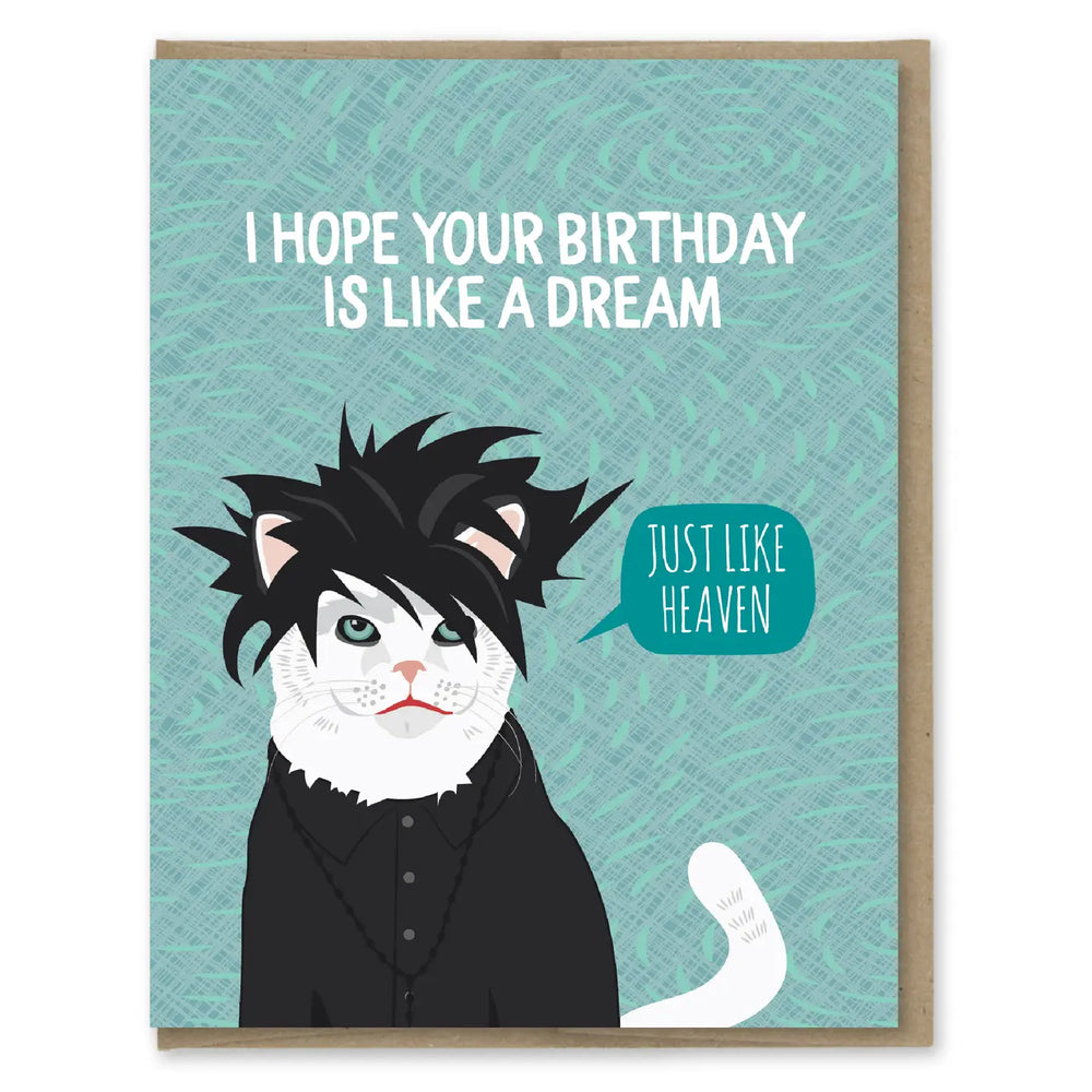 Cure Cat Birthday Card