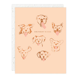 Dog Kisses Birthday Card