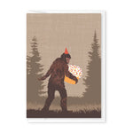 Sasquatch Cupcake Enclosure Card