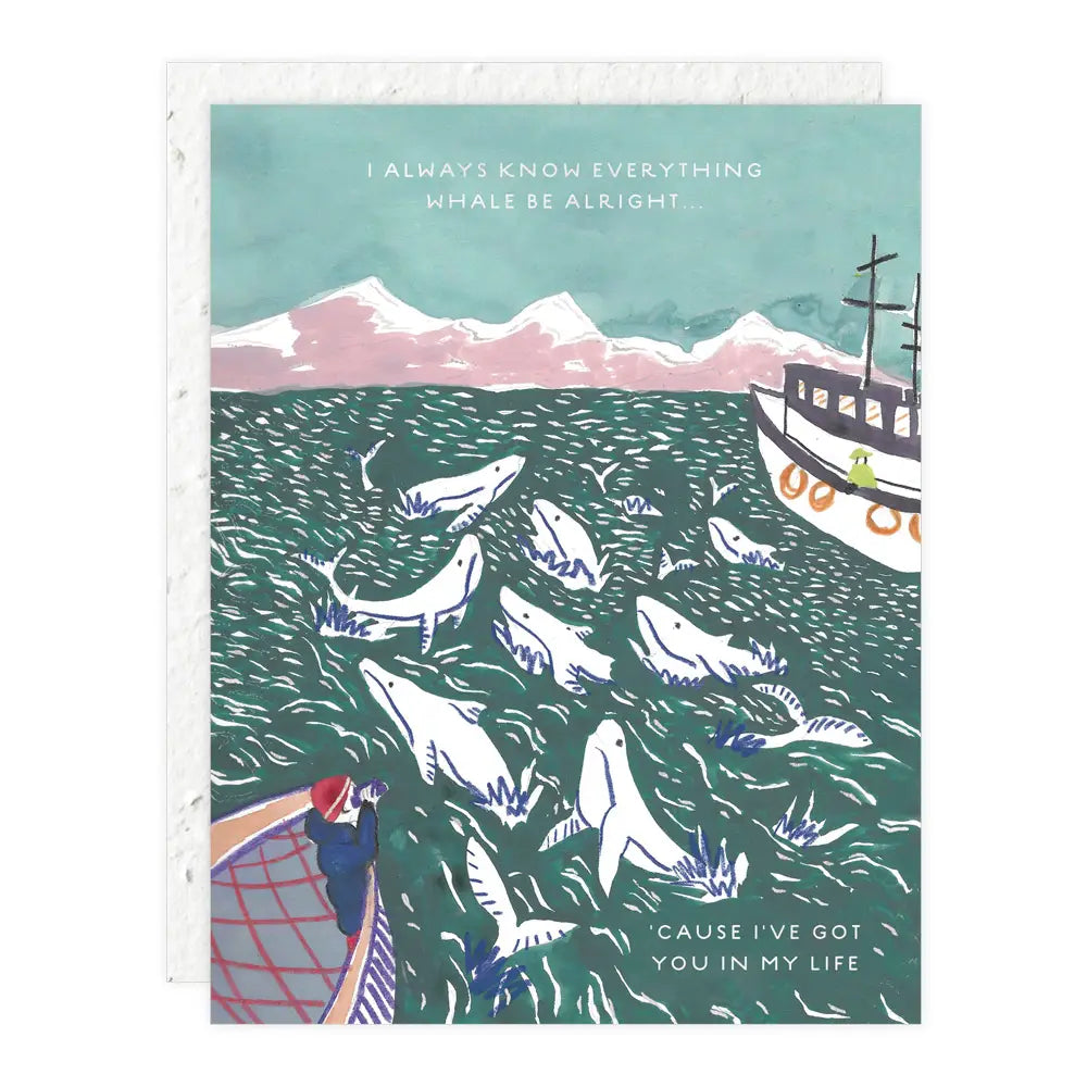 Whales Love & Friendship Card