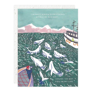 Whales Love & Friendship Card