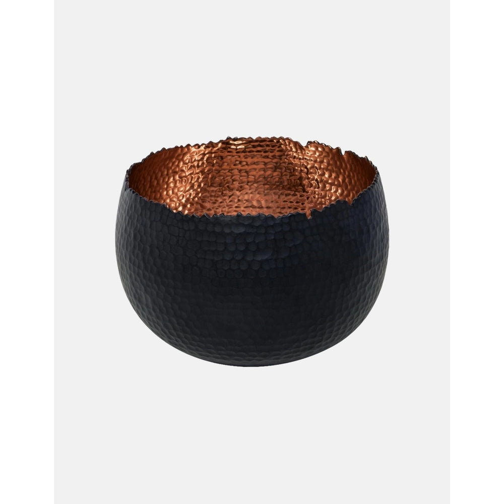 Hammered Bowl - Black/Copper