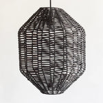 Hexagon Rattan Pendant Light