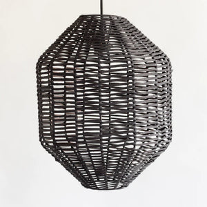 Hexagon Rattan Pendant Light