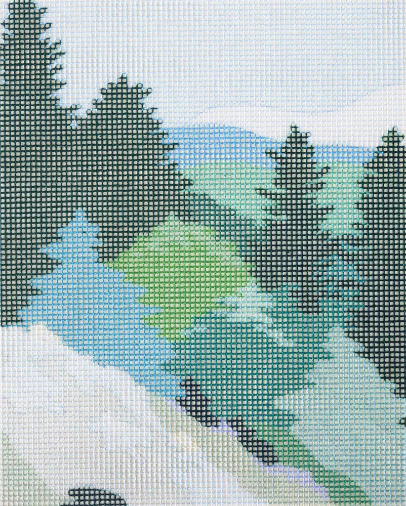 
                
                    Load image into Gallery viewer, Mountain Spring Needlepoint Kit
                
            