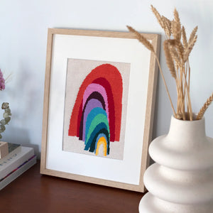 
                
                    Load image into Gallery viewer, From the Other Side Rainbow Needlepoint Kit
                
            
