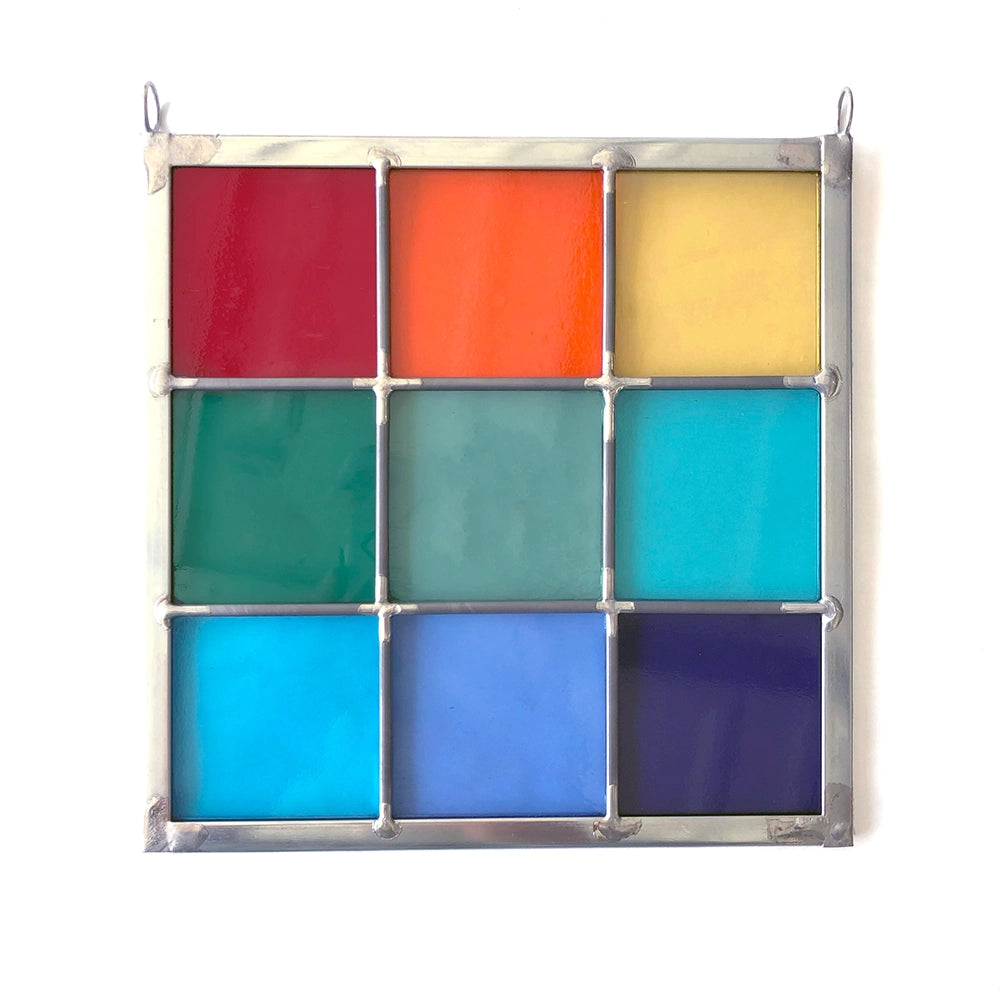 Square Rainbow Stained Glass