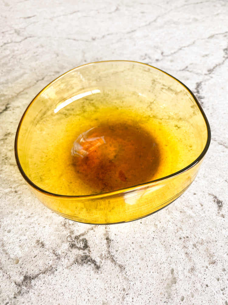 Organic Glass Dish - Lemon